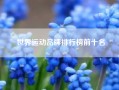 世界运动品牌排行榜前十名？世界十大品牌运动服装？