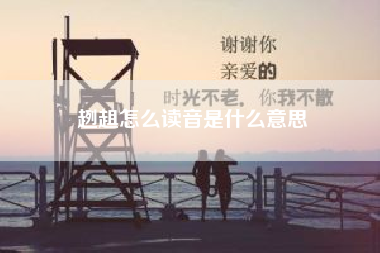 趔趄怎么读音是什么意思-趔趄怎么读